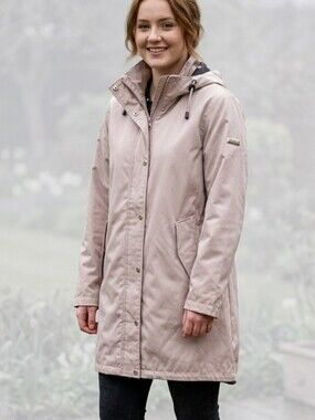 NOVELTI Polka Dot Lined Hooded Jacket Light Pink XL